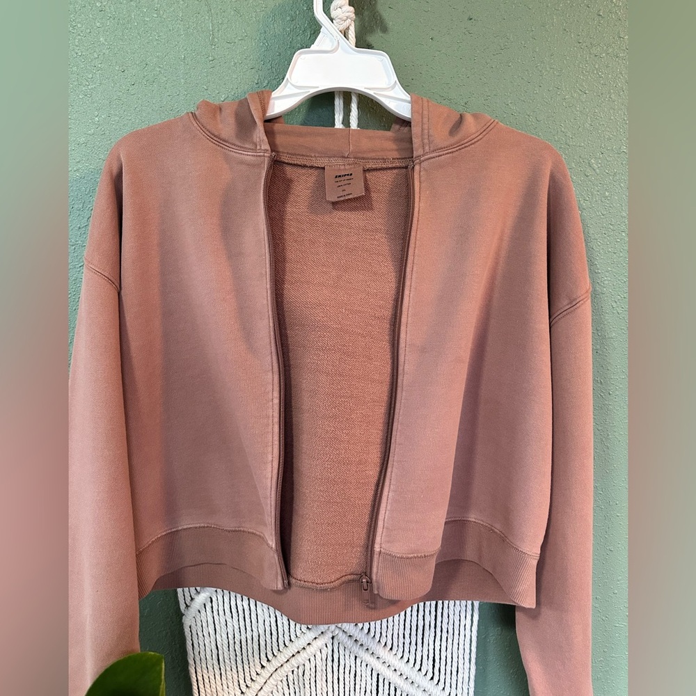 🪽SOLD🪽Skims Outdoor Fleece Zip Up Hoodie 🐫 - Picture 7 of 16